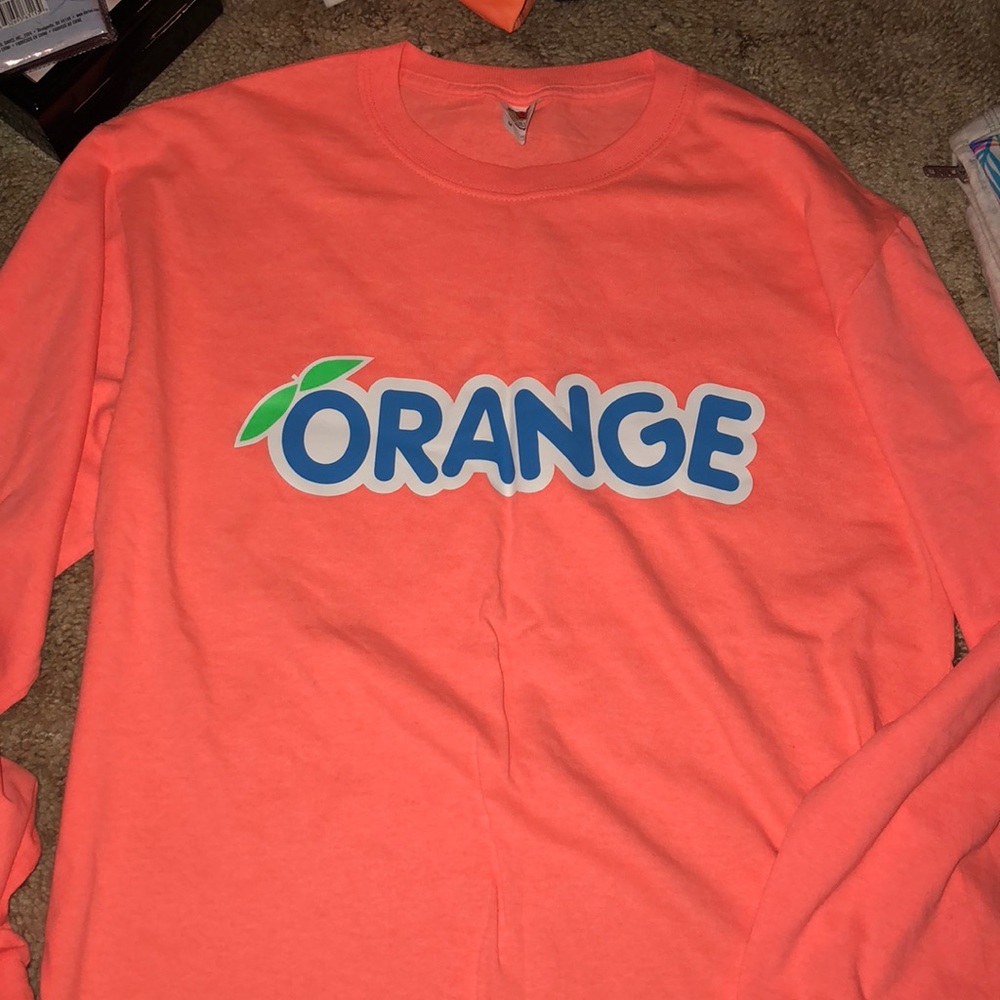 Stingrays Orange long sleeve t shirt